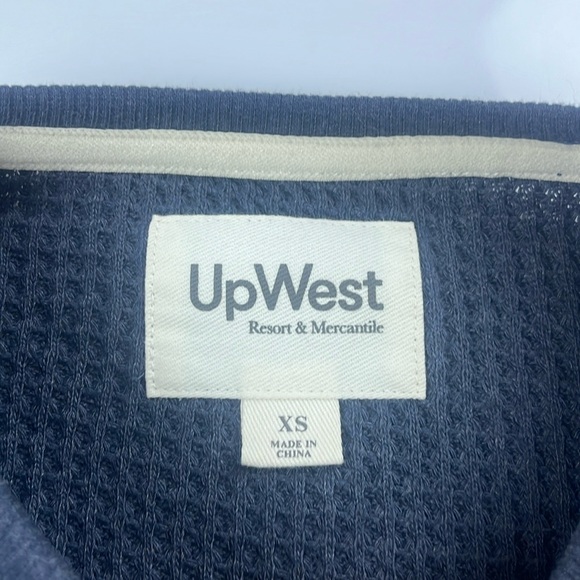 UpWest Cozy Up Waffle Crewneck Tee S135 - Picture 5 of 7